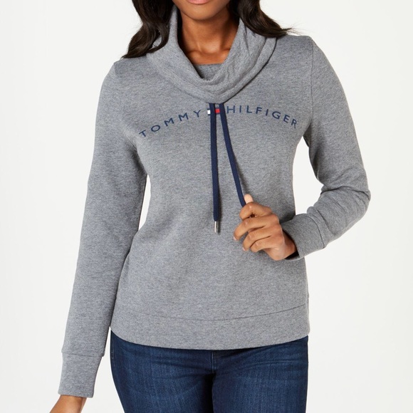 Euc Tommy Hilfiger Cowl Neck Sweatshirt 